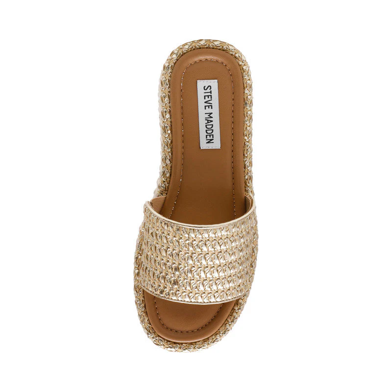 Decor Gold Women's Wedge Sandals - Image 6