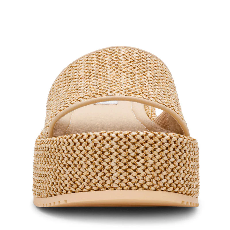Decor Light Brown Women's Wedge Sandals - Image 4