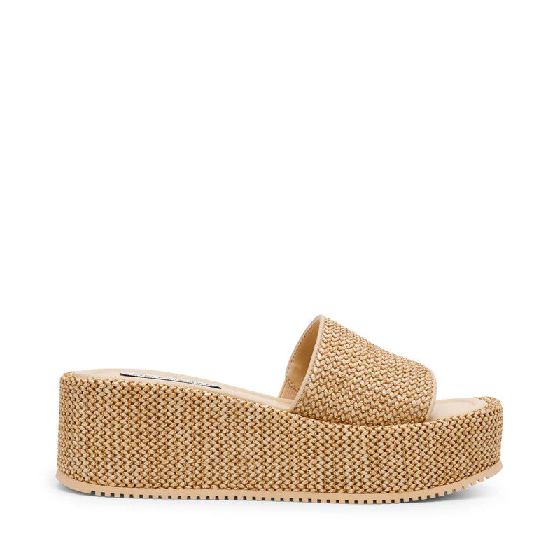 Decor Light Brown Women's Wedge Sandals - Image 5