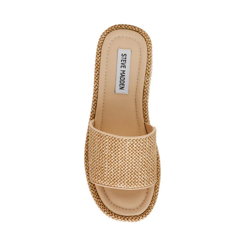 Decor Light Brown Women's Wedge Sandals - Image 6