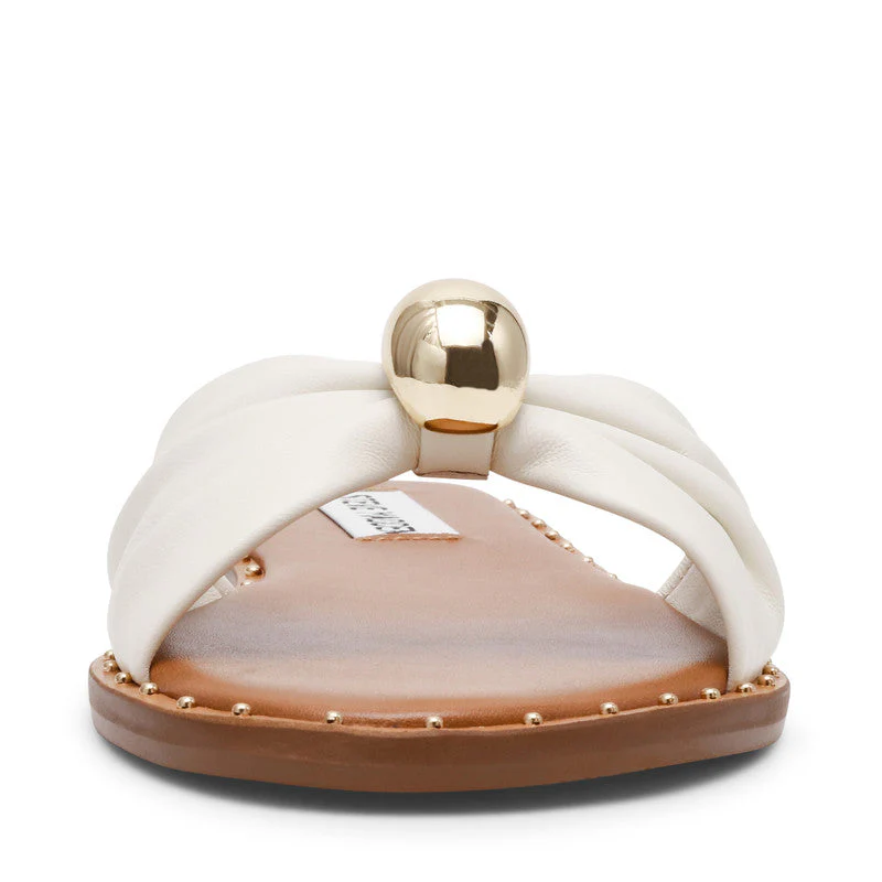 Dipsy-Cn Women White Flat Sandals - Image 3
