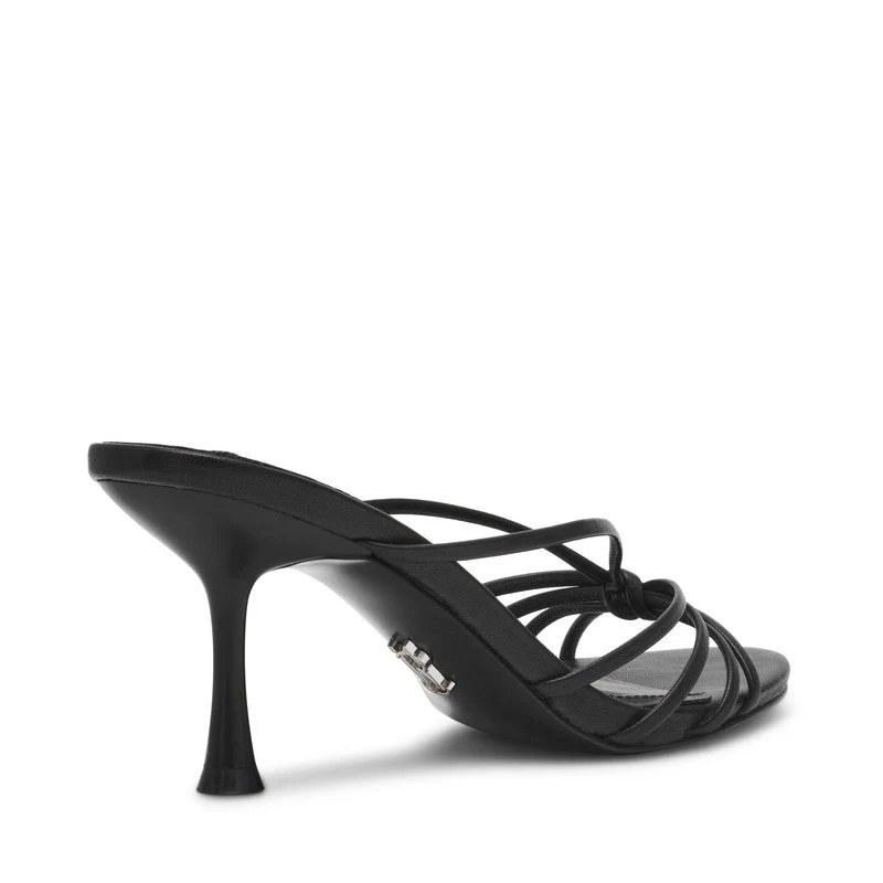 Edna Black Women's Mid-Evening Sandals - Image 2