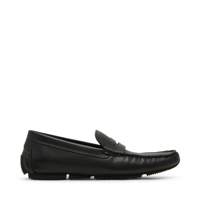 Evaristo Black Men's Loafers - Image 3