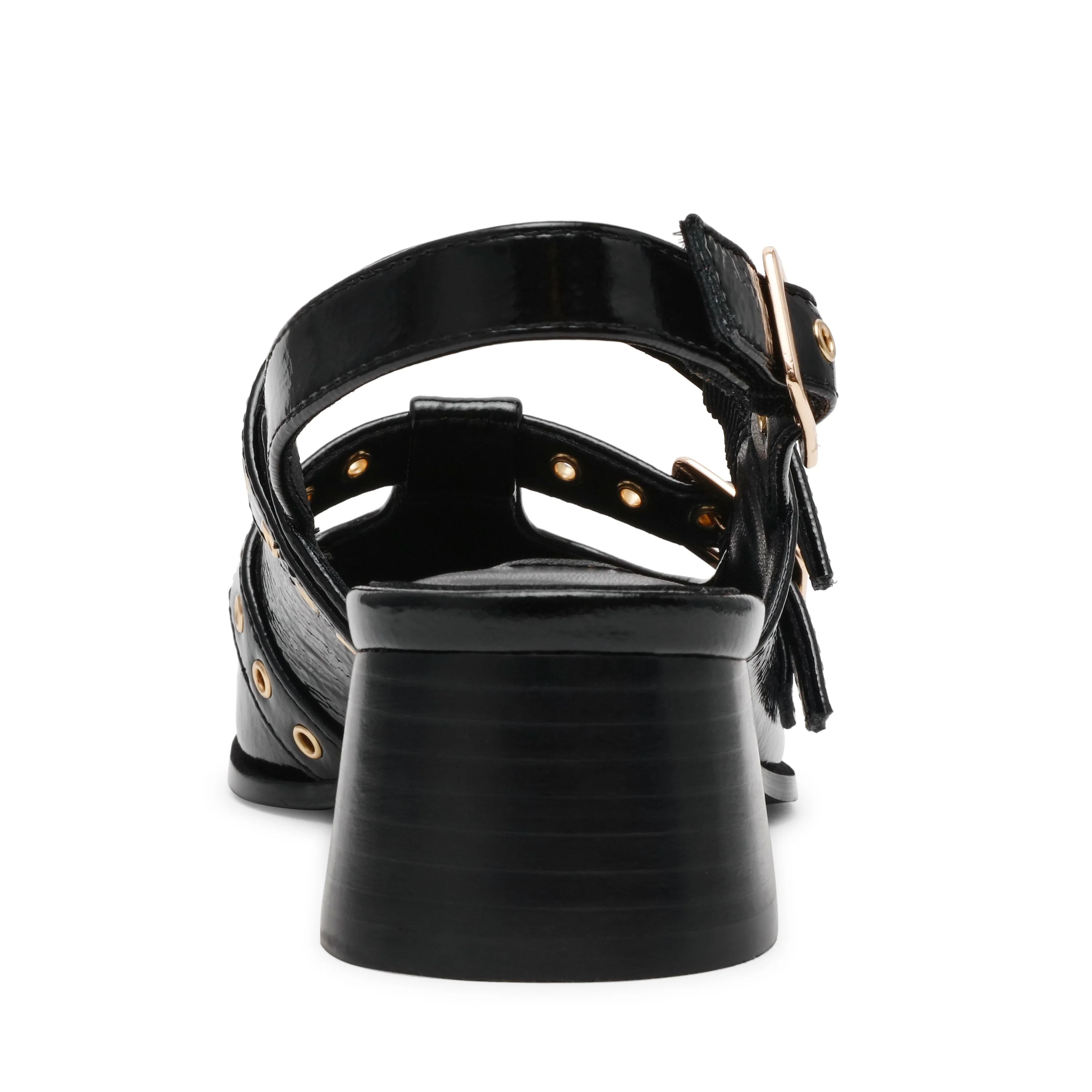 Galactia Women's Black Flat Sandals - Image 4
