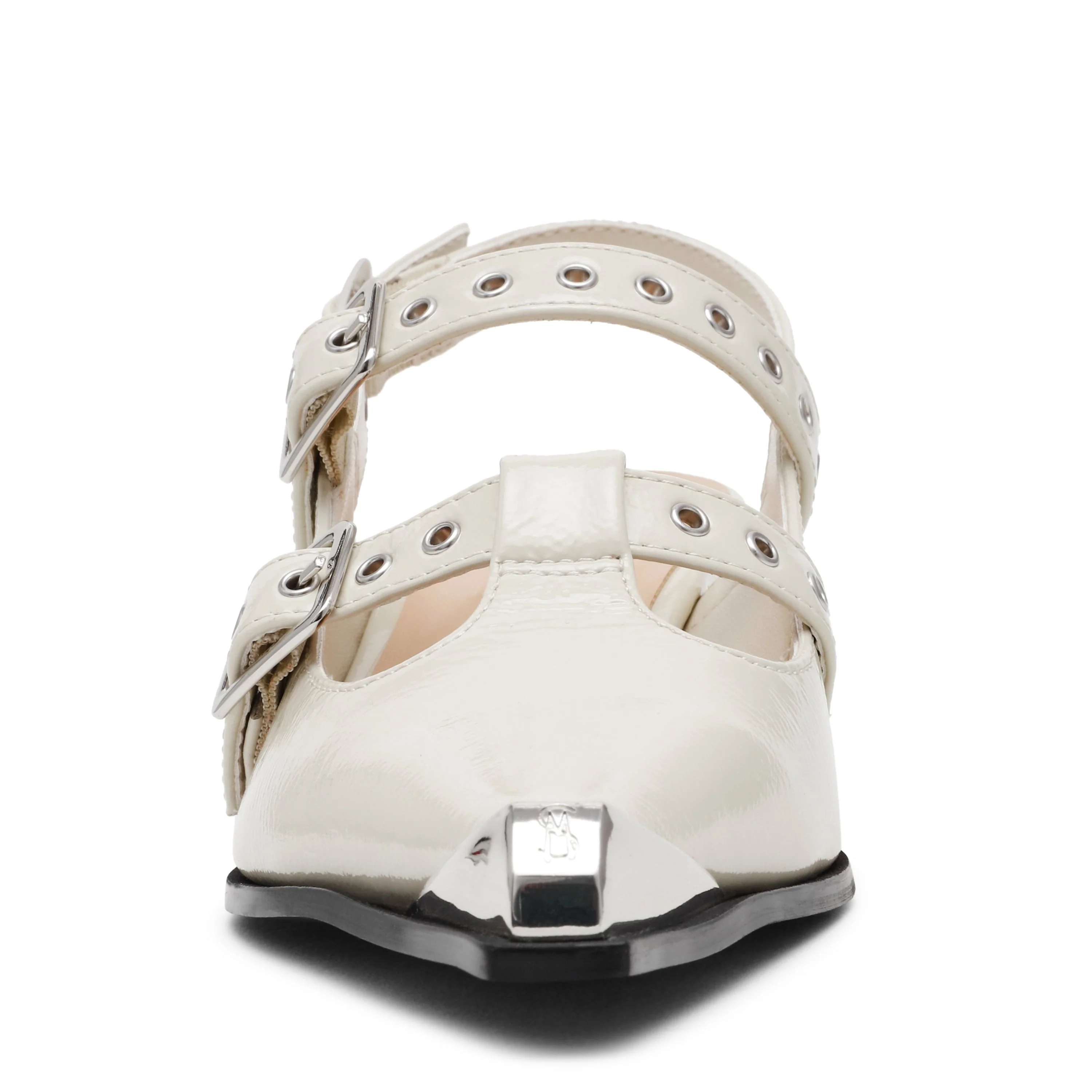 Galactia Women's Bone Flat Sandals - Image 2