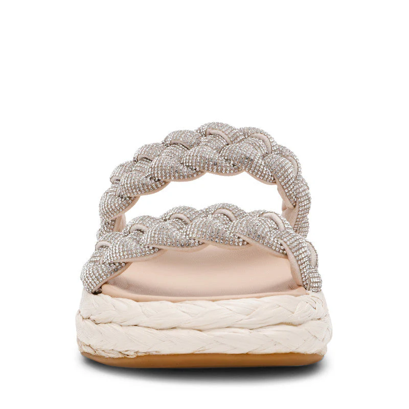 Gallie Silver Women's Flat-Casual Sandals - Image 4
