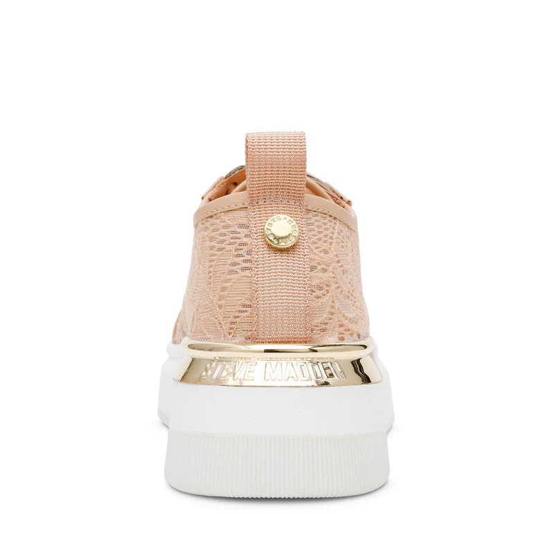 Glacial-L Women's Blush Lace Sneakers - Image 2