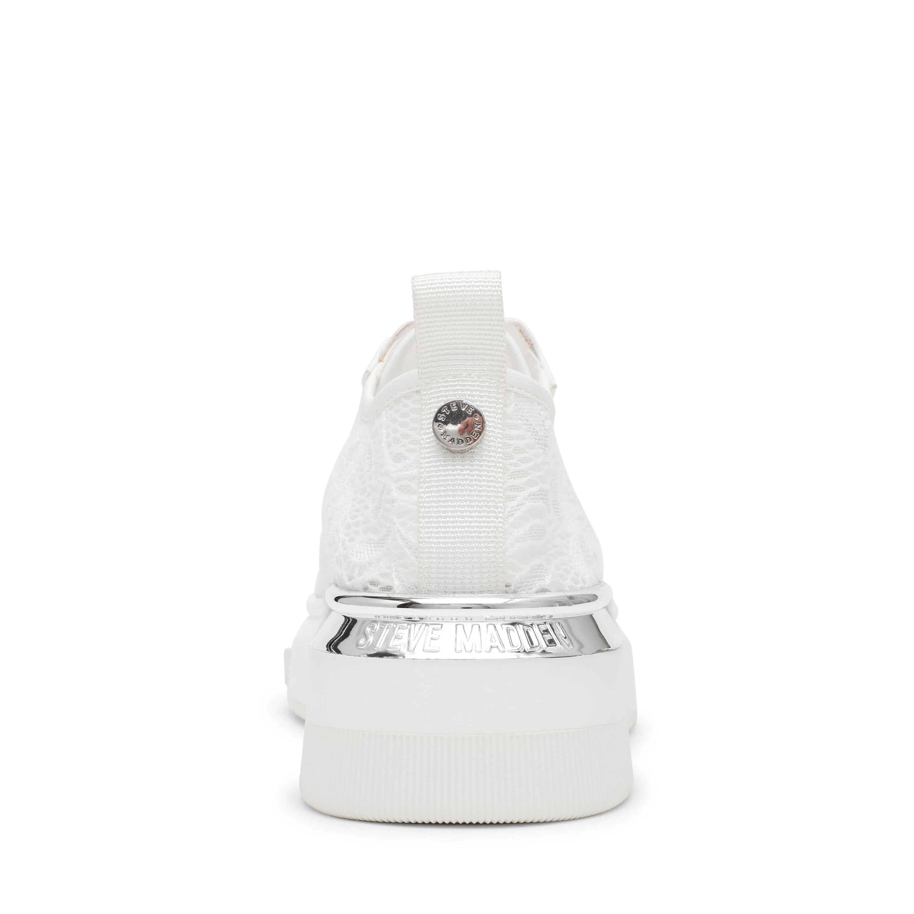 Glacial-L Women's White Lace Sneakers - Image 4