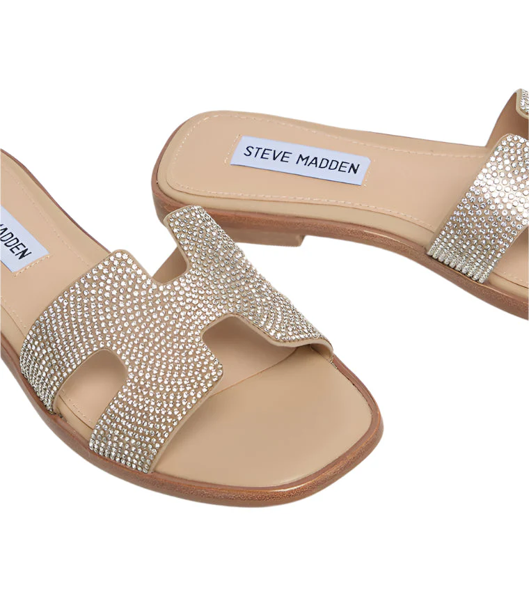 Hadyn Women's Rhinestone Flat Sandals - Image 2