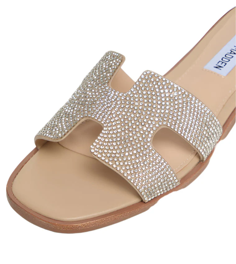 Hadyn Women's Rhinestone Flat Sandals - Image 3