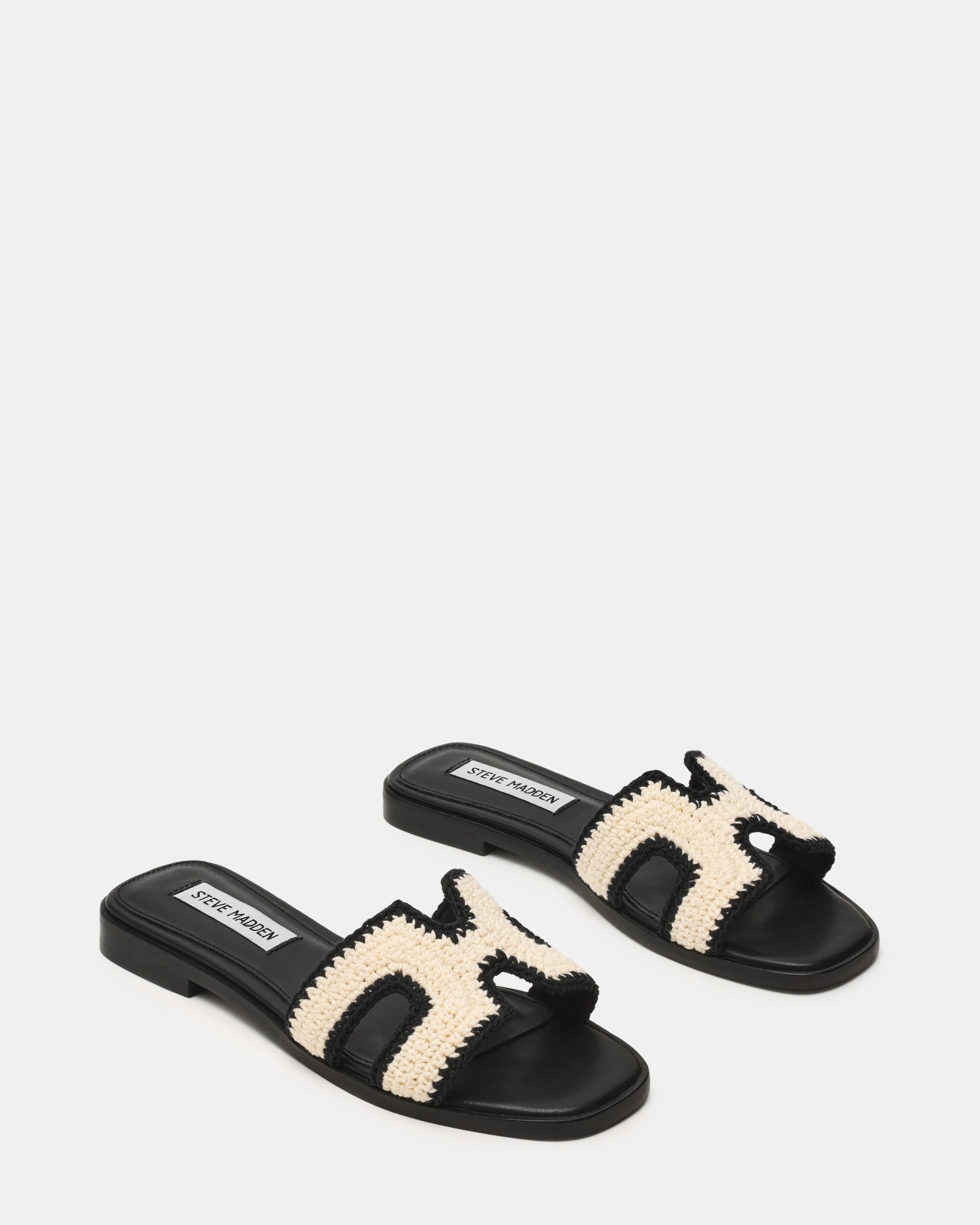 Hadyn-Cnw Women Black Flat Sandals - Image 2