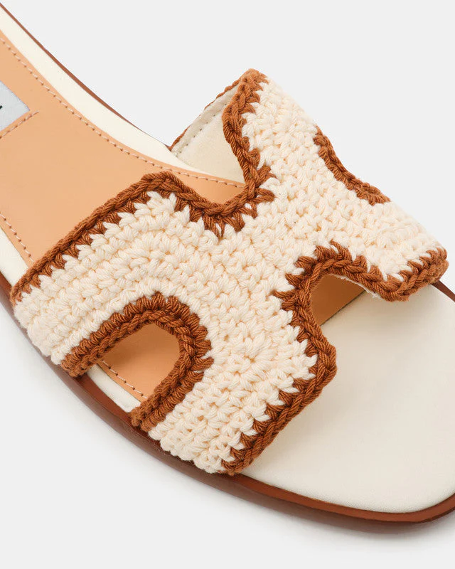 Hadyn-Cnw Women Tan Flat Sandals - Image 3