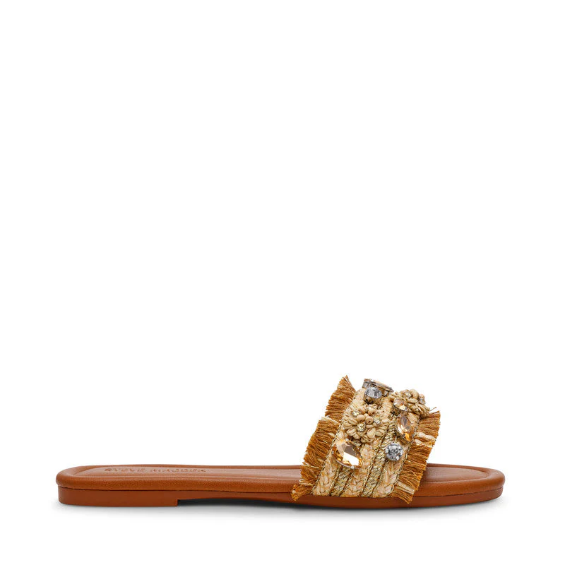 Hampton St. Gold Women's Flat Sandals - Image 2
