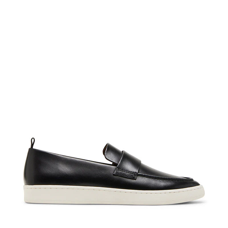 Hannson Black Men's Loafers - Image 3
