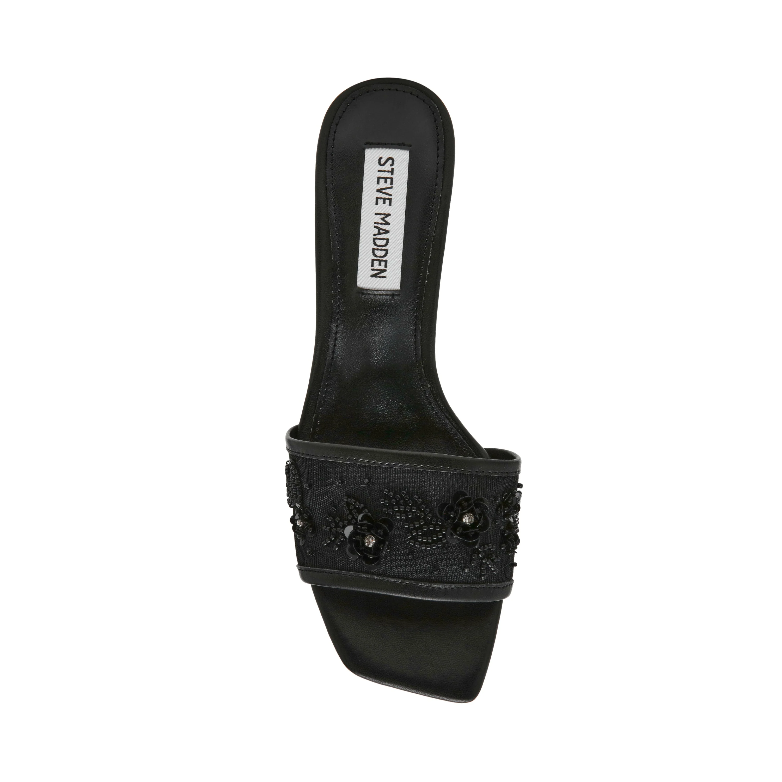 IN-BLOOM BLACK MESH HEELS - Image 5