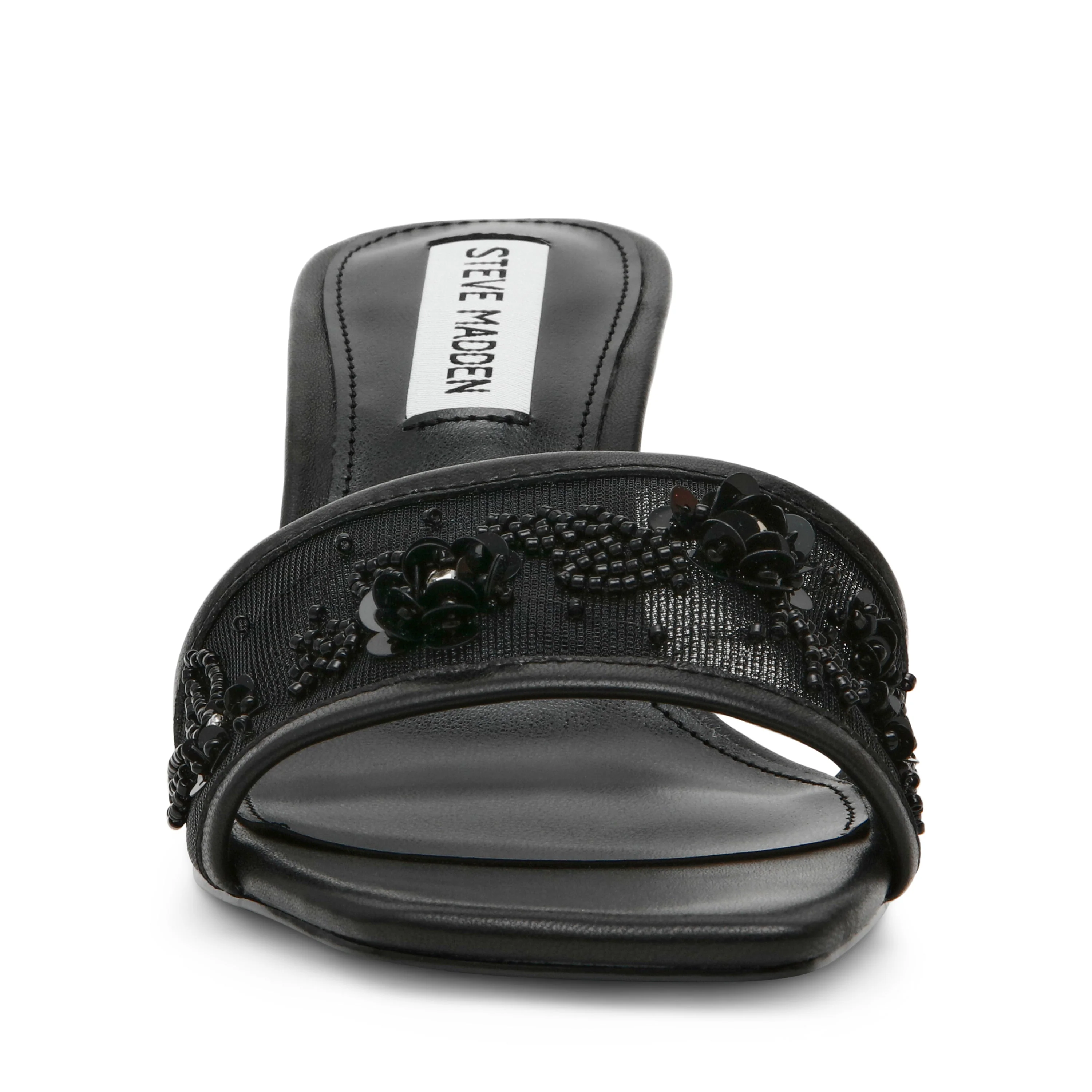 IN-BLOOM BLACK MESH HEELS - Image 6