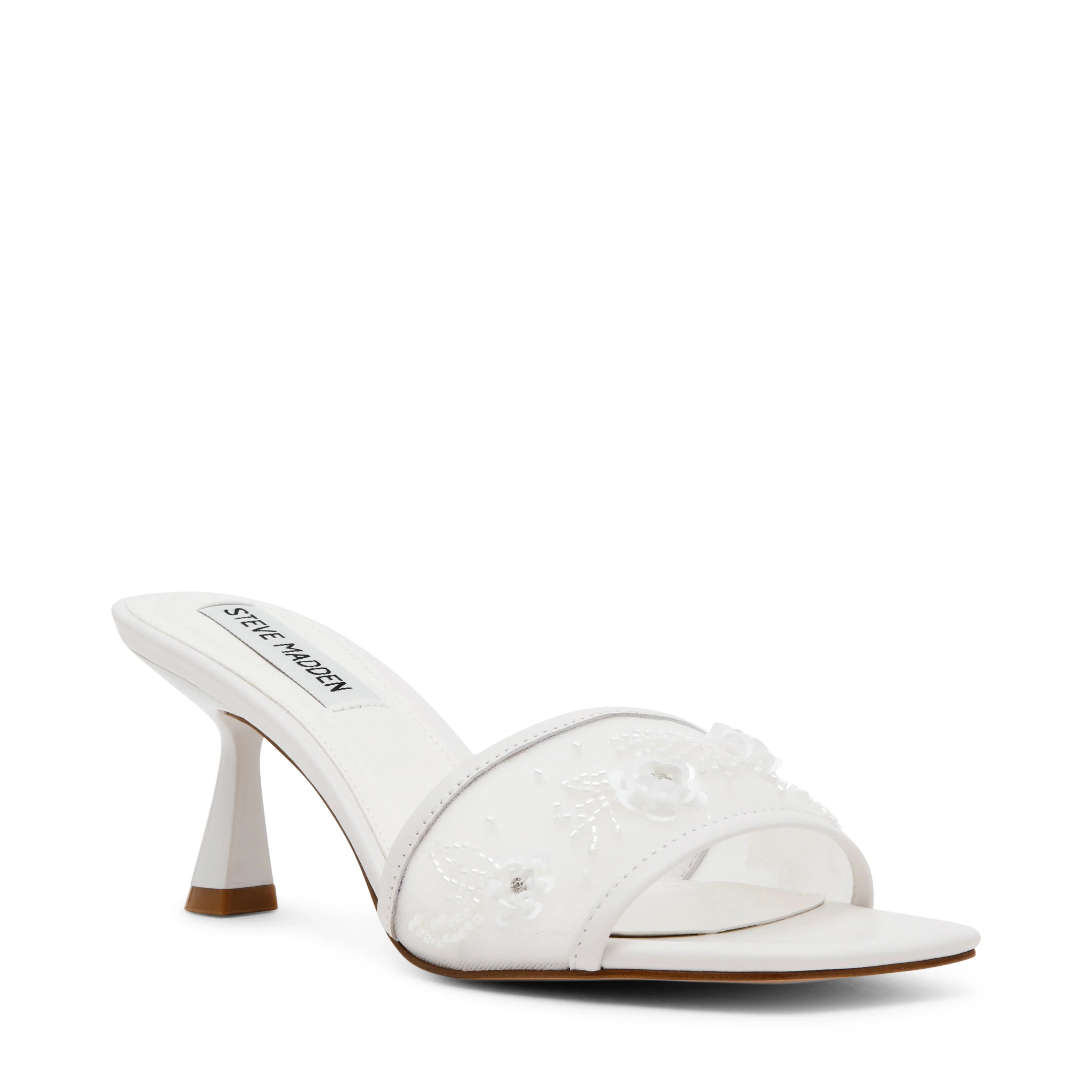 IN-BLOOM IVORY MESH HEELS - Image 2