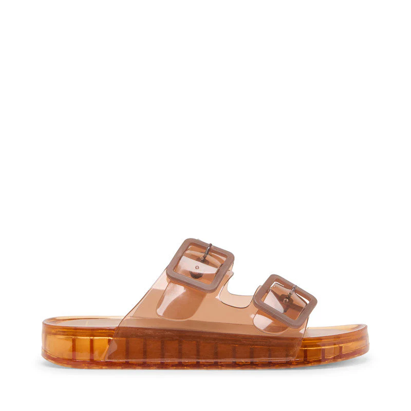Julio Women Brown Flat Sandals - Image 2