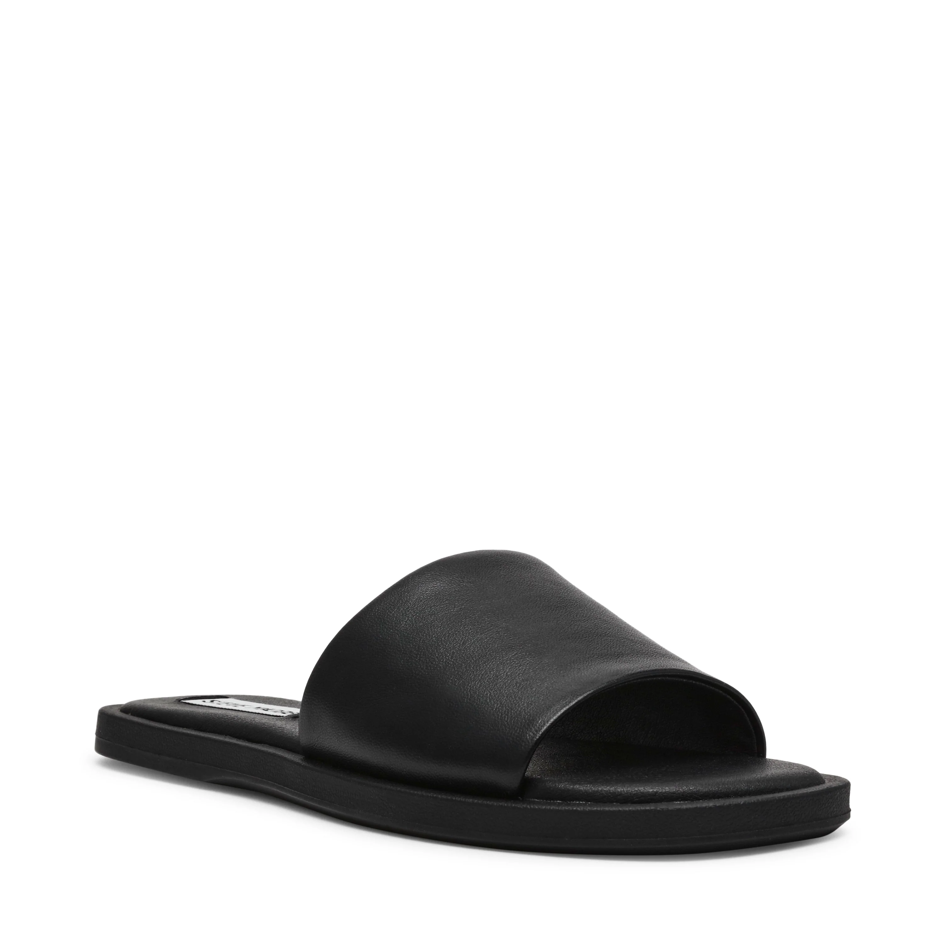Kaya Women's Black Flat Sandals