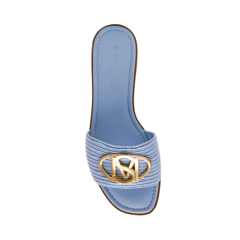 Kora2.0 Blue Women's Flat Sandals - Image 2