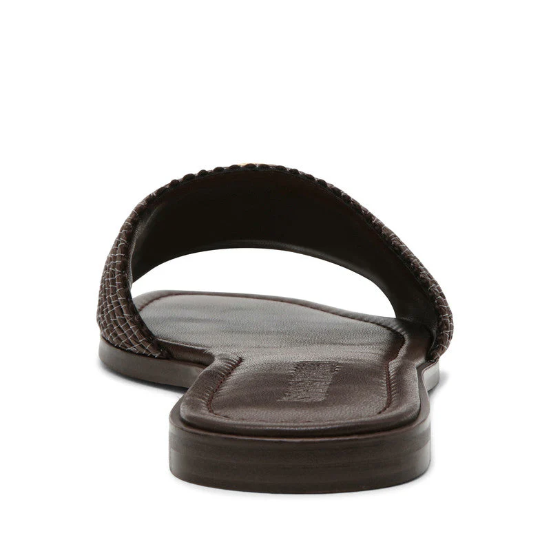 Kora2.0 Brown Women's Flat Sandals - Image 4