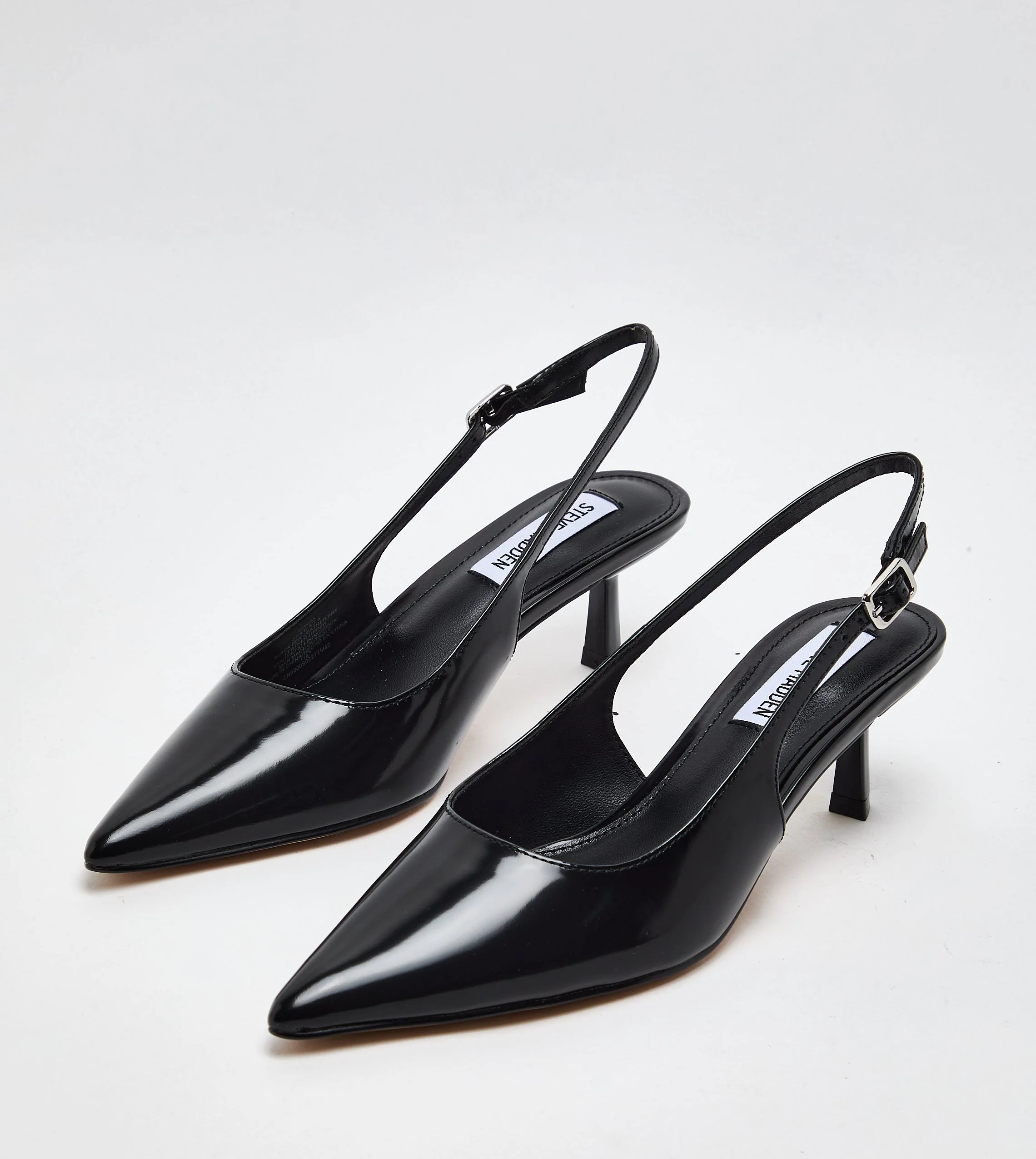 Korra Women's Black Box Leather Mules - Image 4