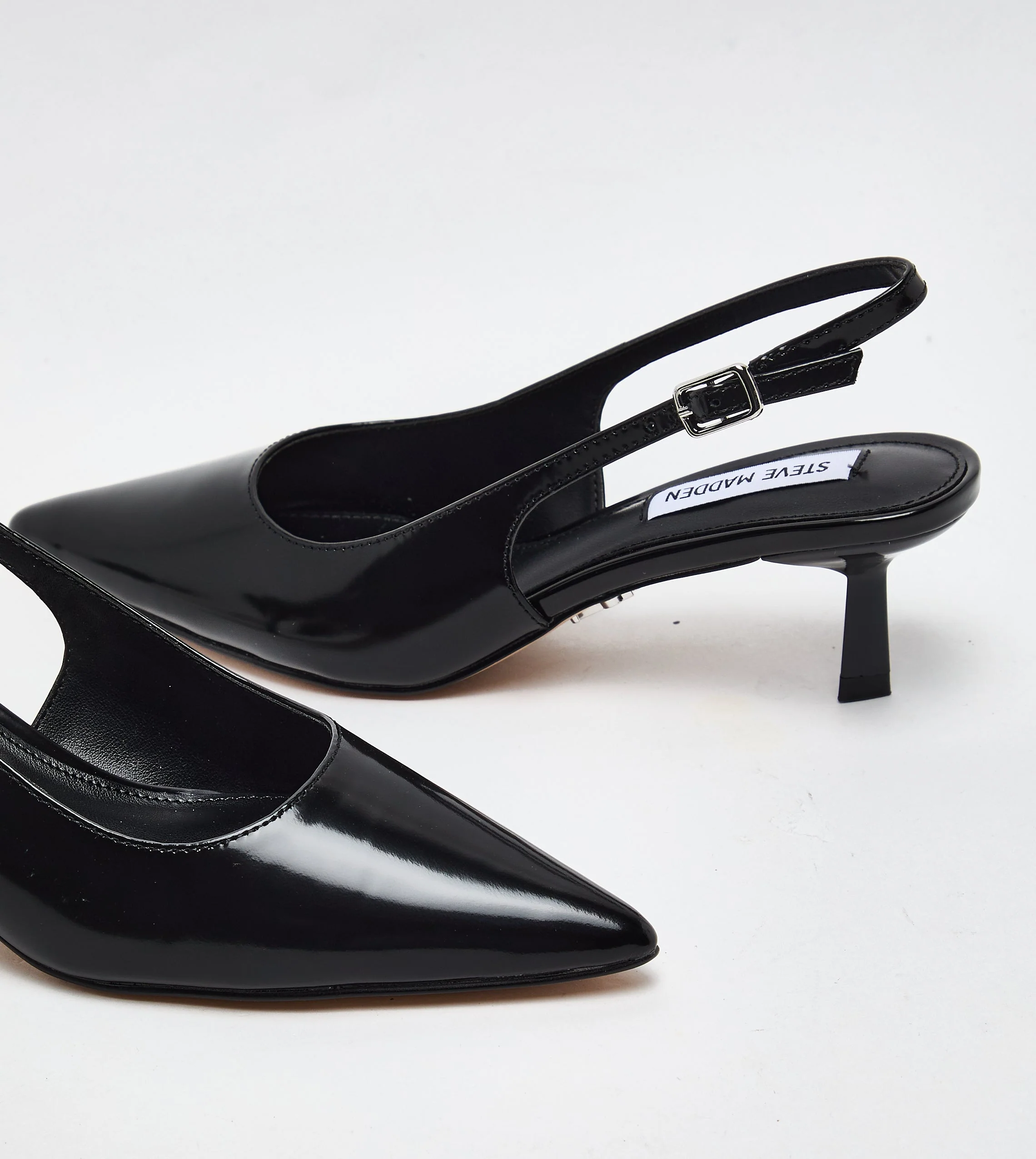 Korra Women's Black Box Leather Mules - Image 5