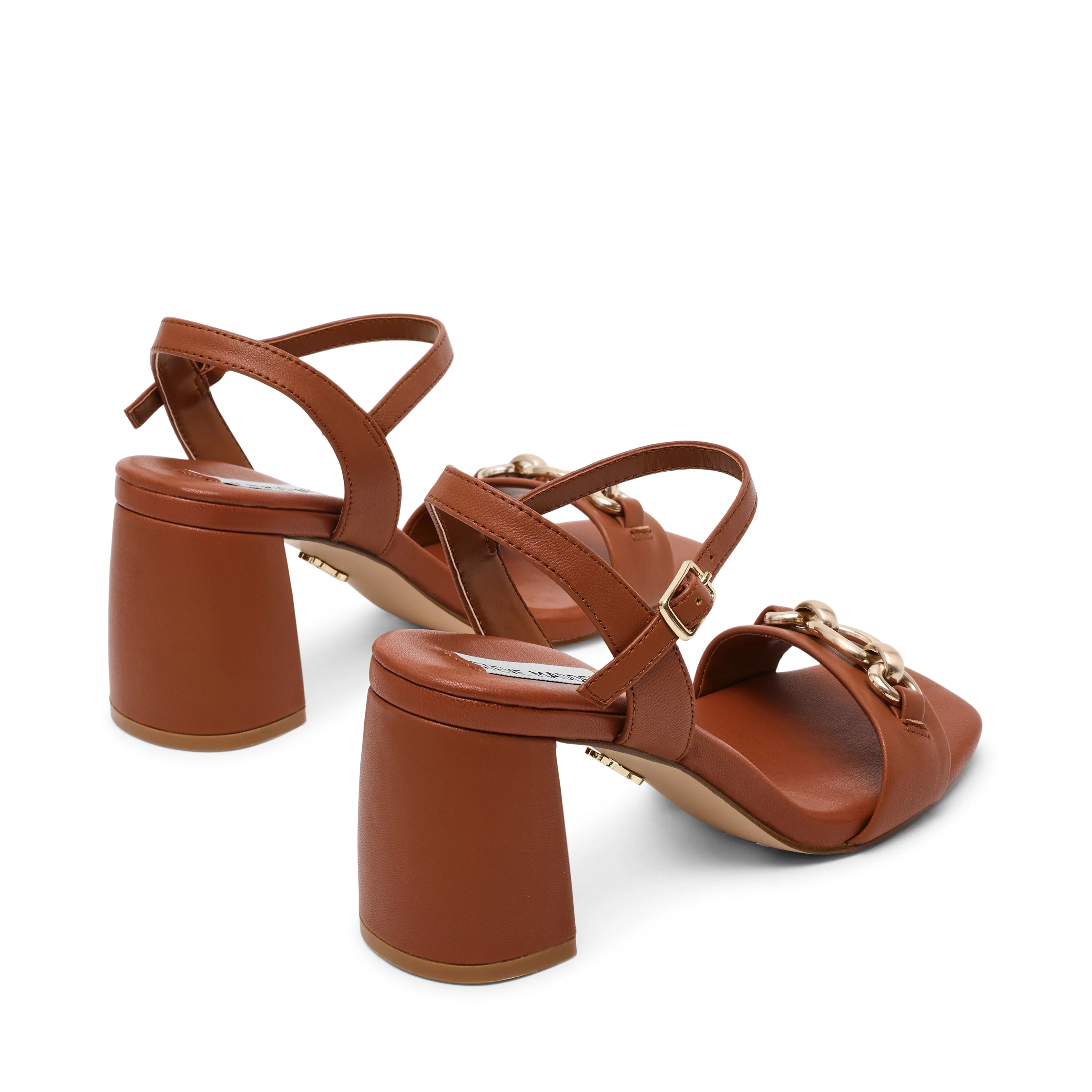 Labella Women's Cognac Leather Heels - Image 6