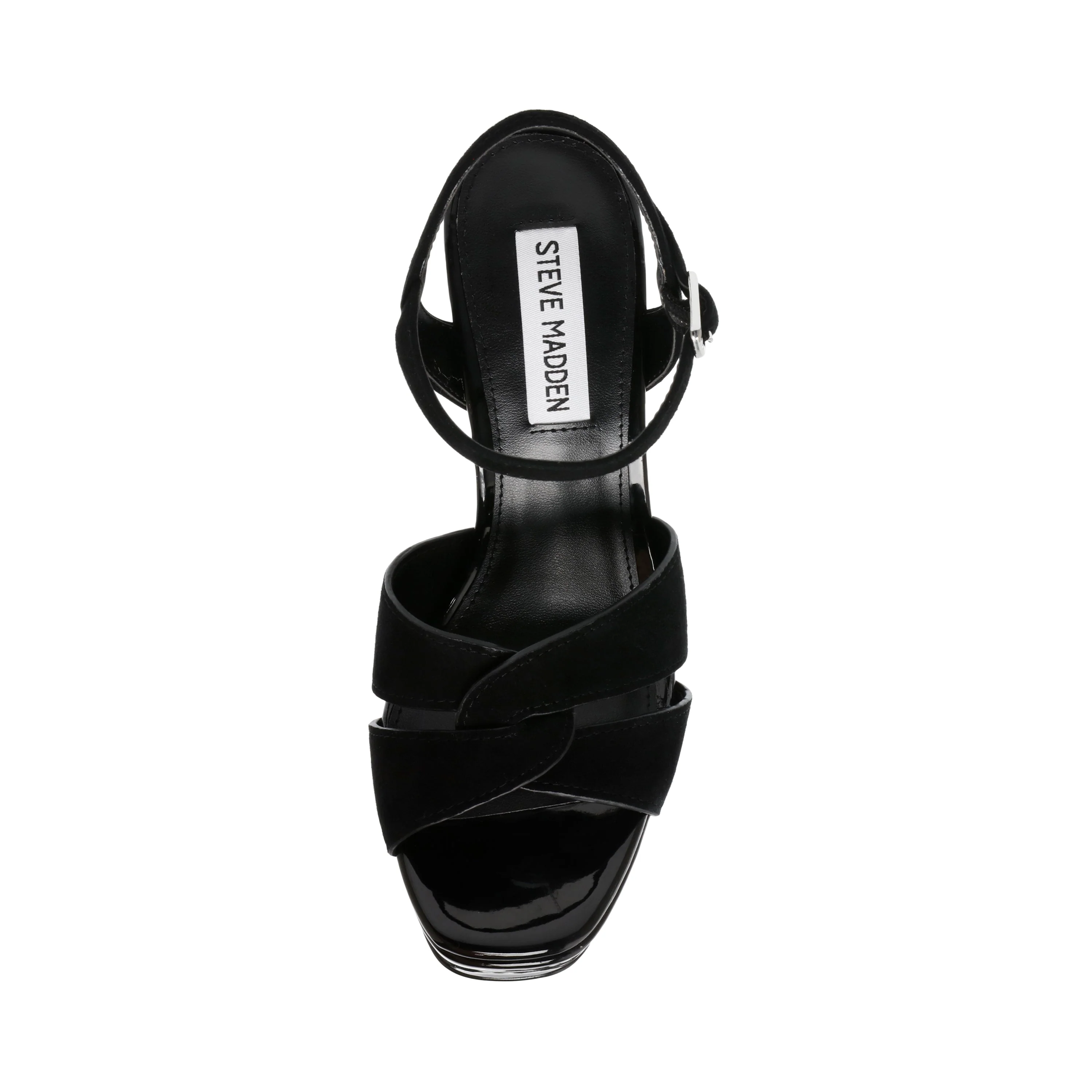 Lavisher Women's Black Patent Heels - Image 4