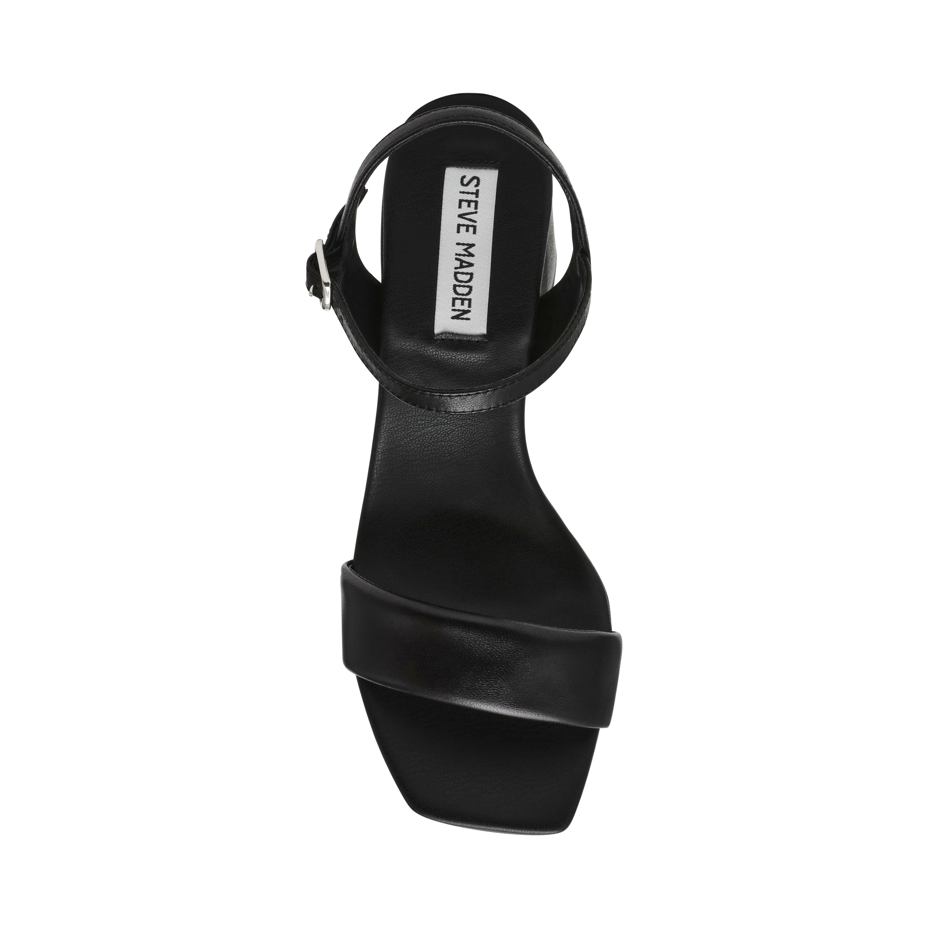 Layney Women's Black Leather Heels - Image 5