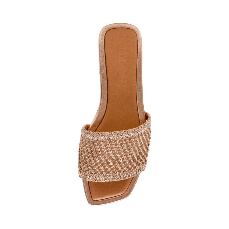 Lazzo Gold Women's Flat Sandals - Image 3