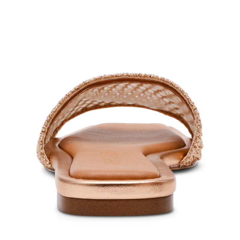 Lazzo Gold Women's Flat Sandals - Image 4