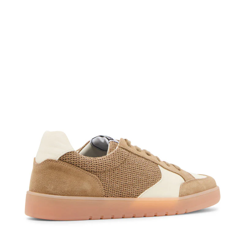 Leobardo Men's Cream Lace-Up Shoes - Image 2