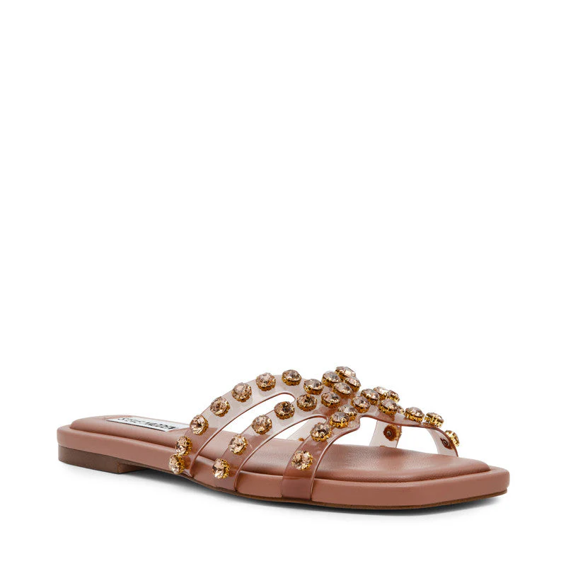Loretto Brown Women's Flat Sandals