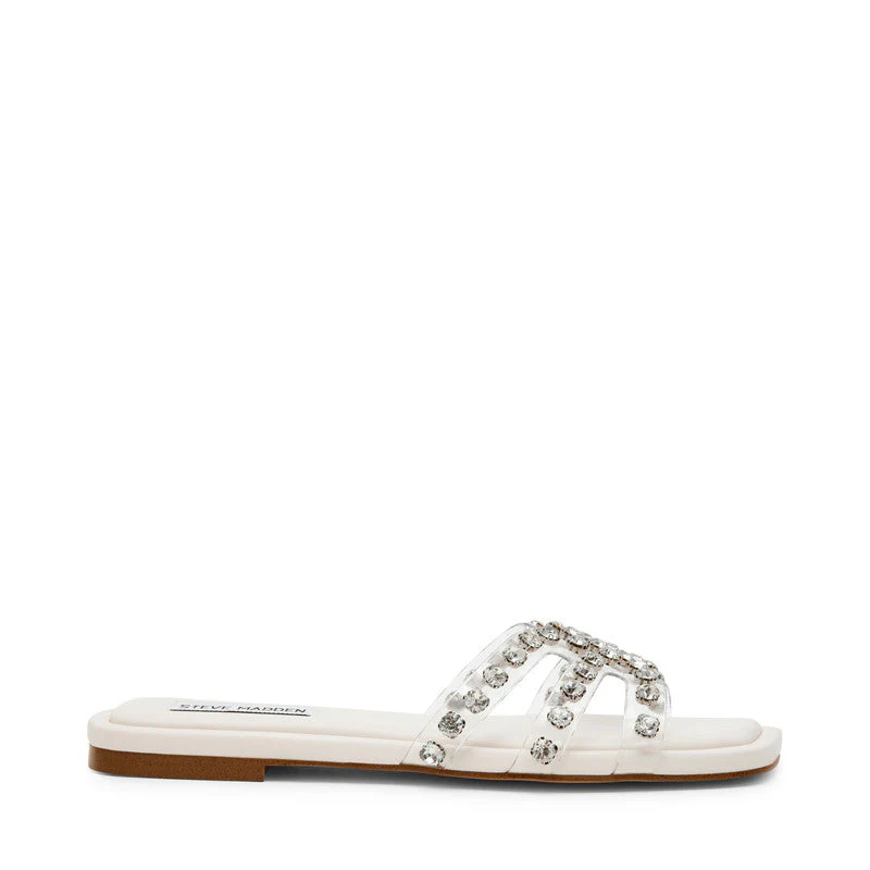 Loretto Clear Women's Flat Sandals - Image 2