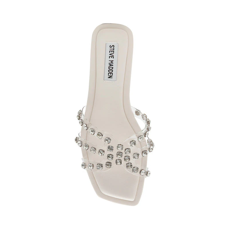 Loretto Clear Women's Flat Sandals - Image 3