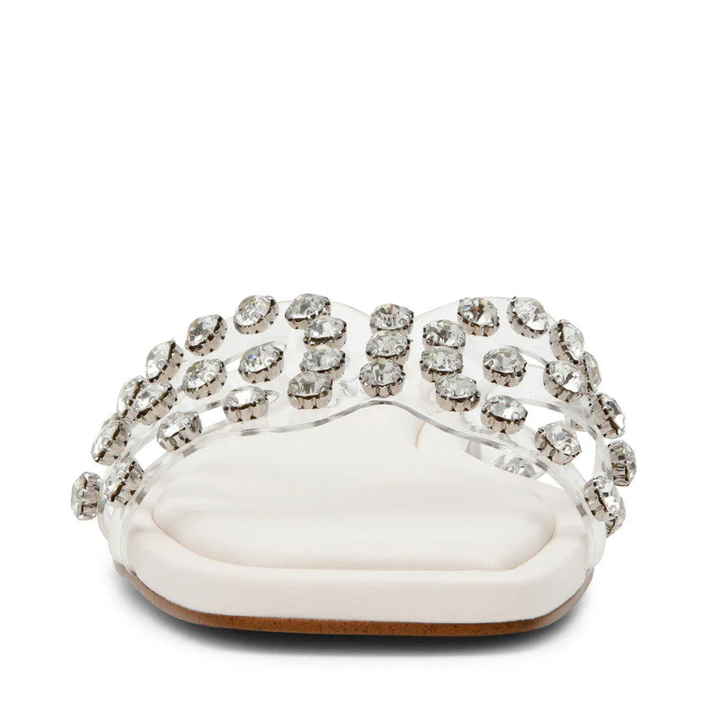 Loretto Clear Women's Flat Sandals - Image 5