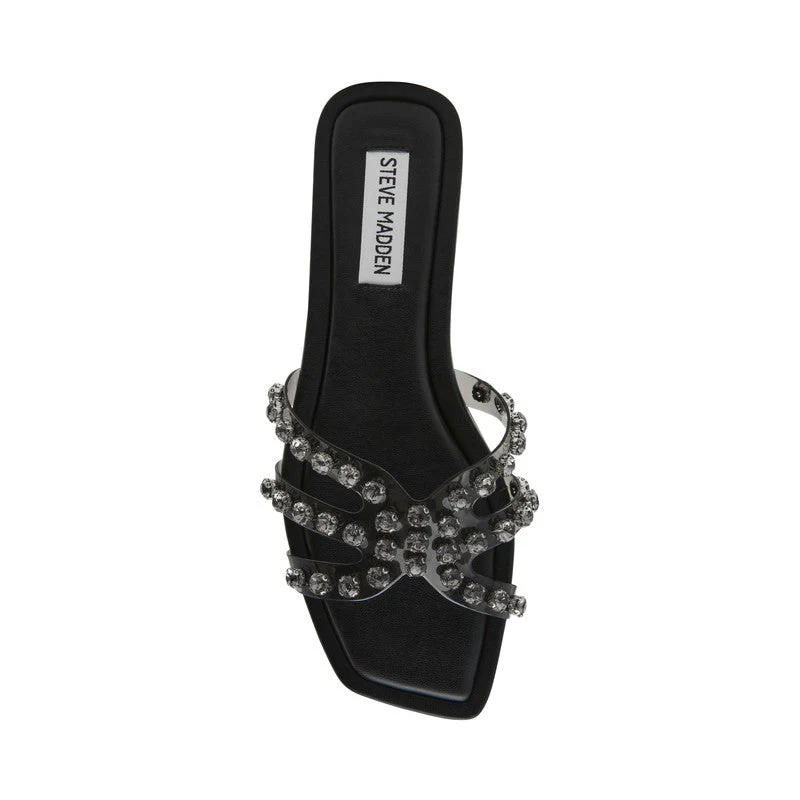 Loretto Grey Women's Flat Sandals - Image 3