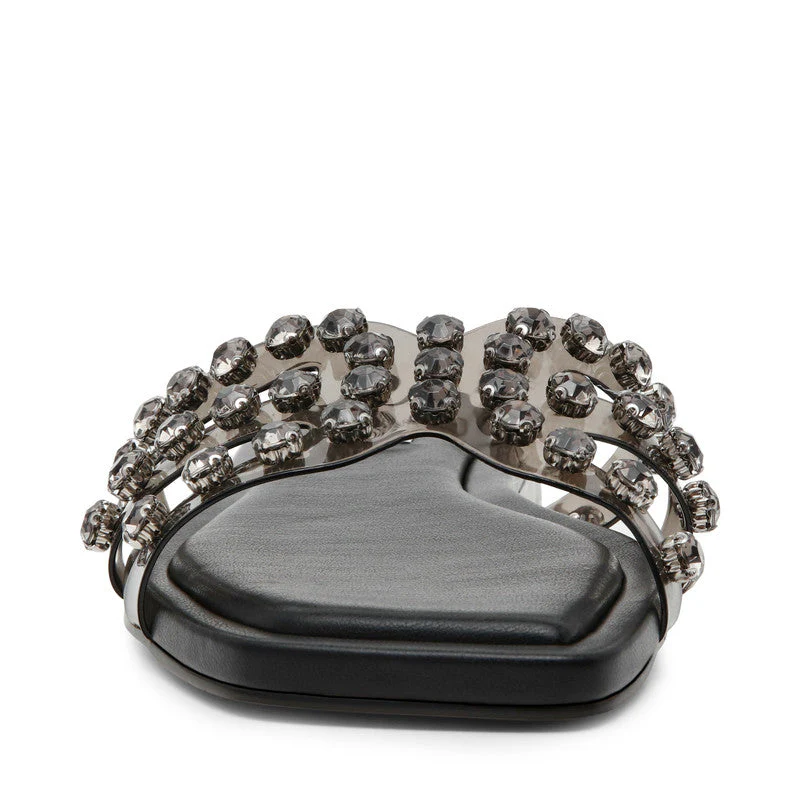 Loretto Grey Women's Flat Sandals - Image 5