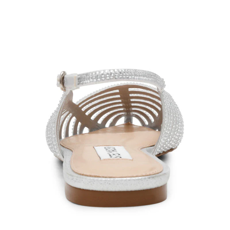 Lullaby Women's Silver Flat Sandals - Image 2