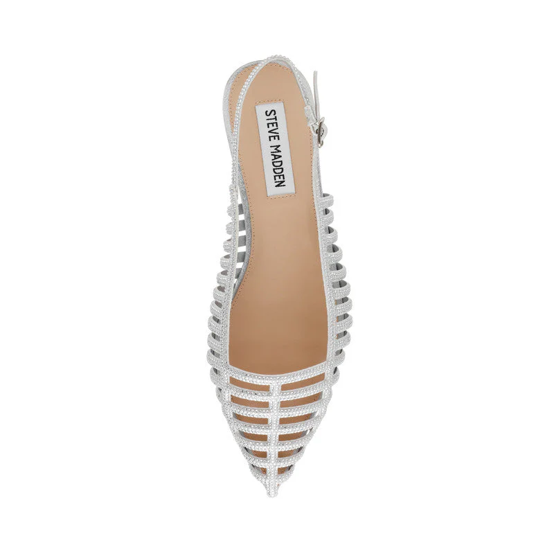 Lullaby Women's Silver Flat Sandals - Image 4
