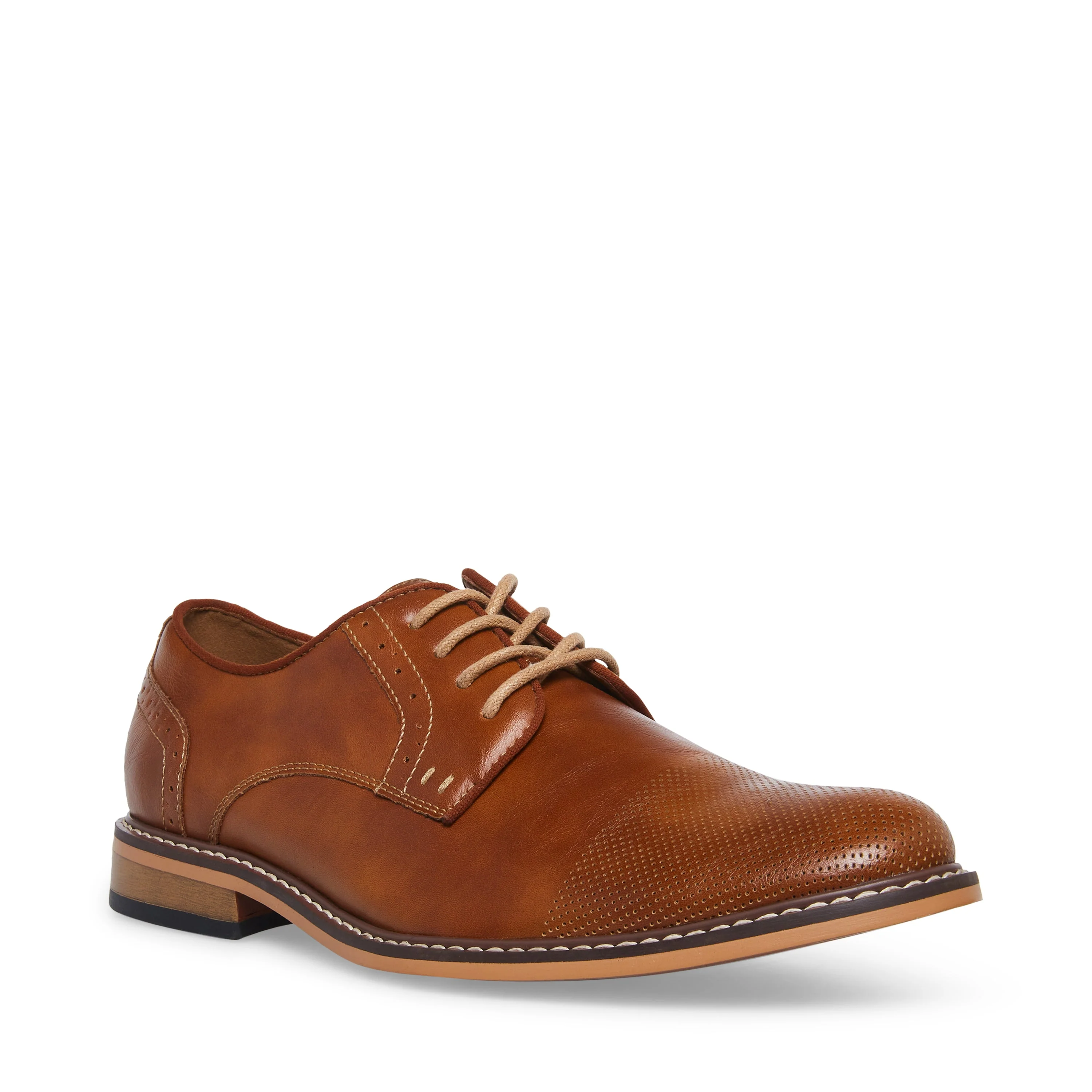 M-Alk Men's Cognac Formal Shoes - Image 6