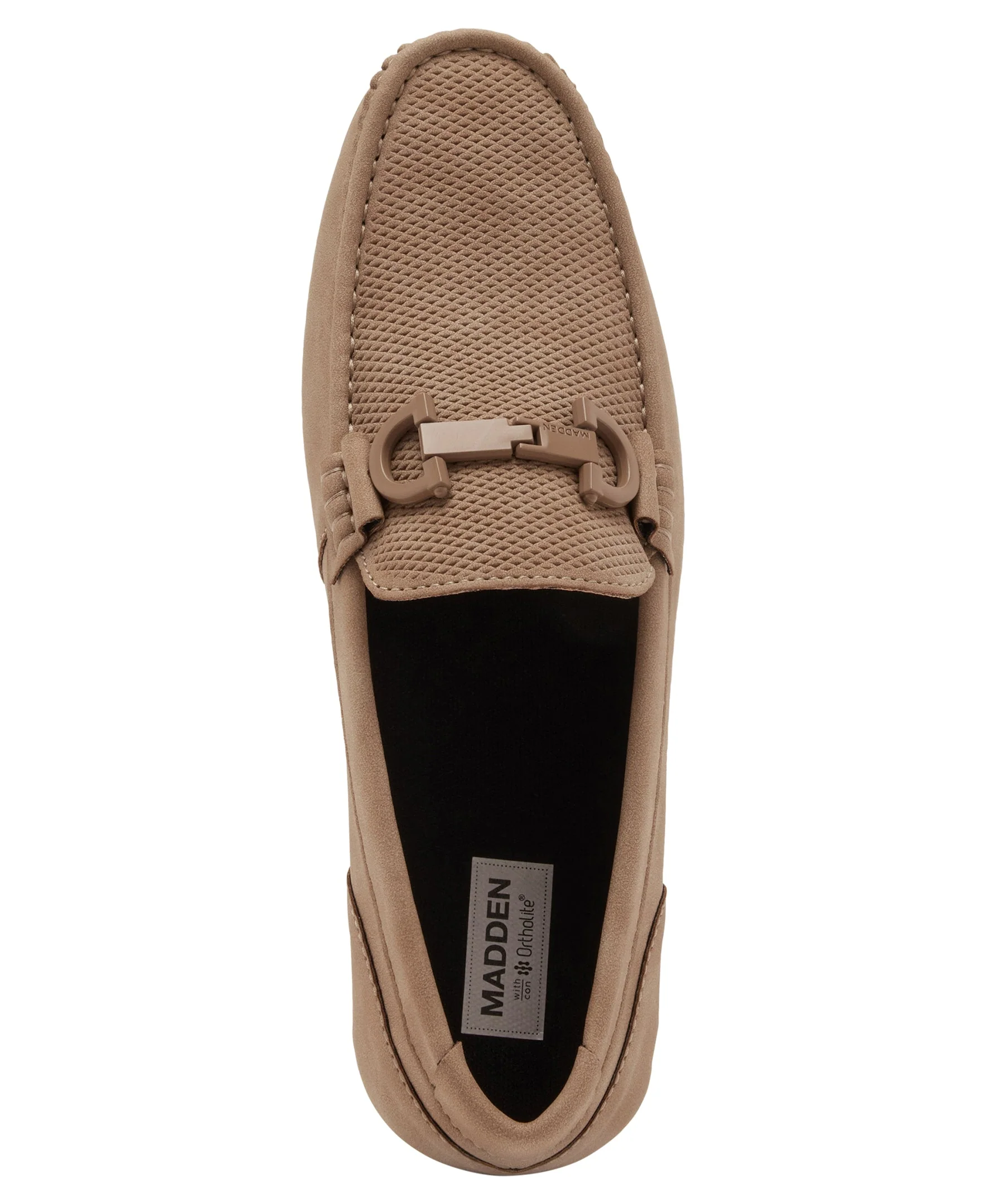 M-Seallo Men's Taupe Suede Loafers - Image 5