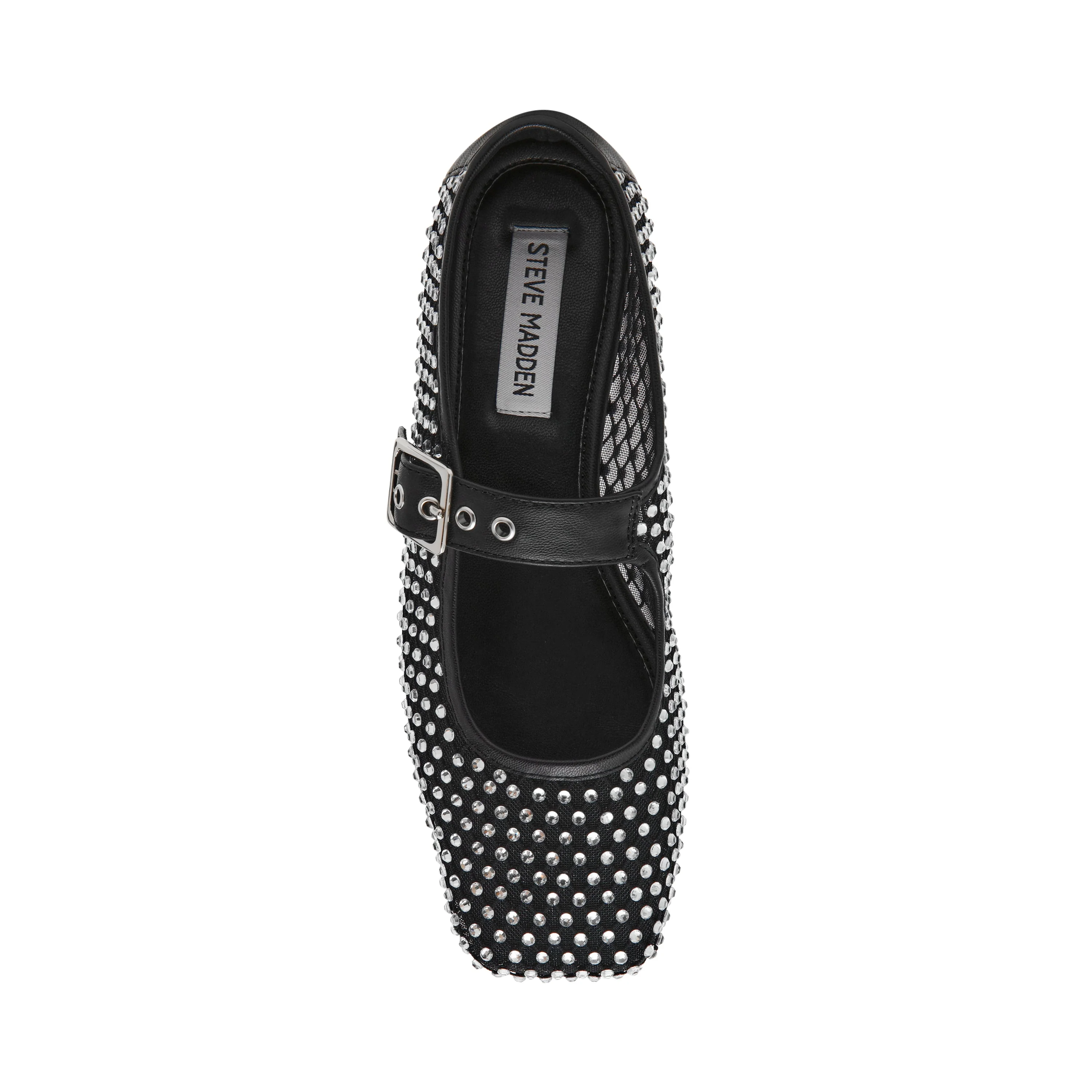 Marcela Women's Black Mesh Ballerinas - Image 3