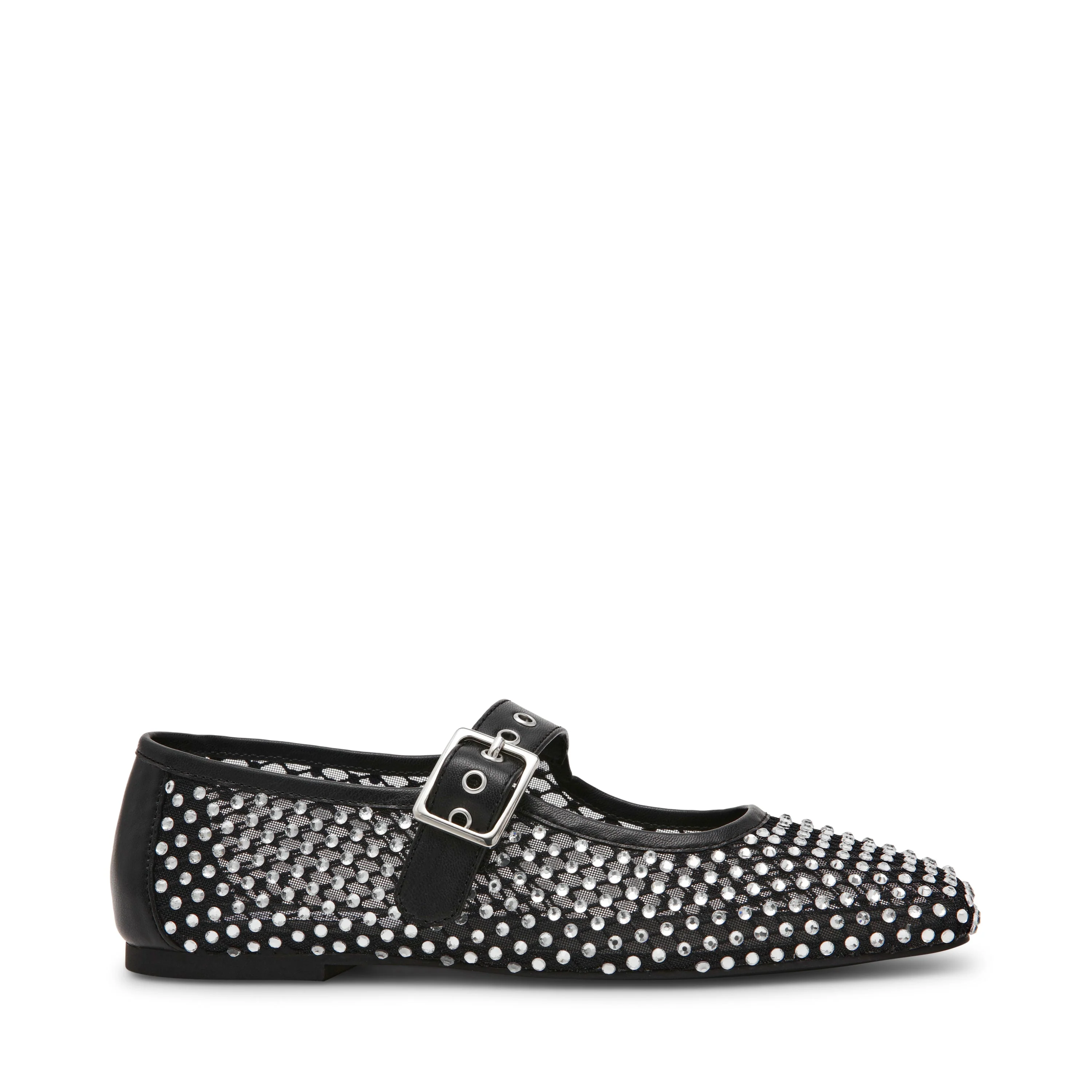Marcela Women's Black Mesh Ballerinas - Image 6