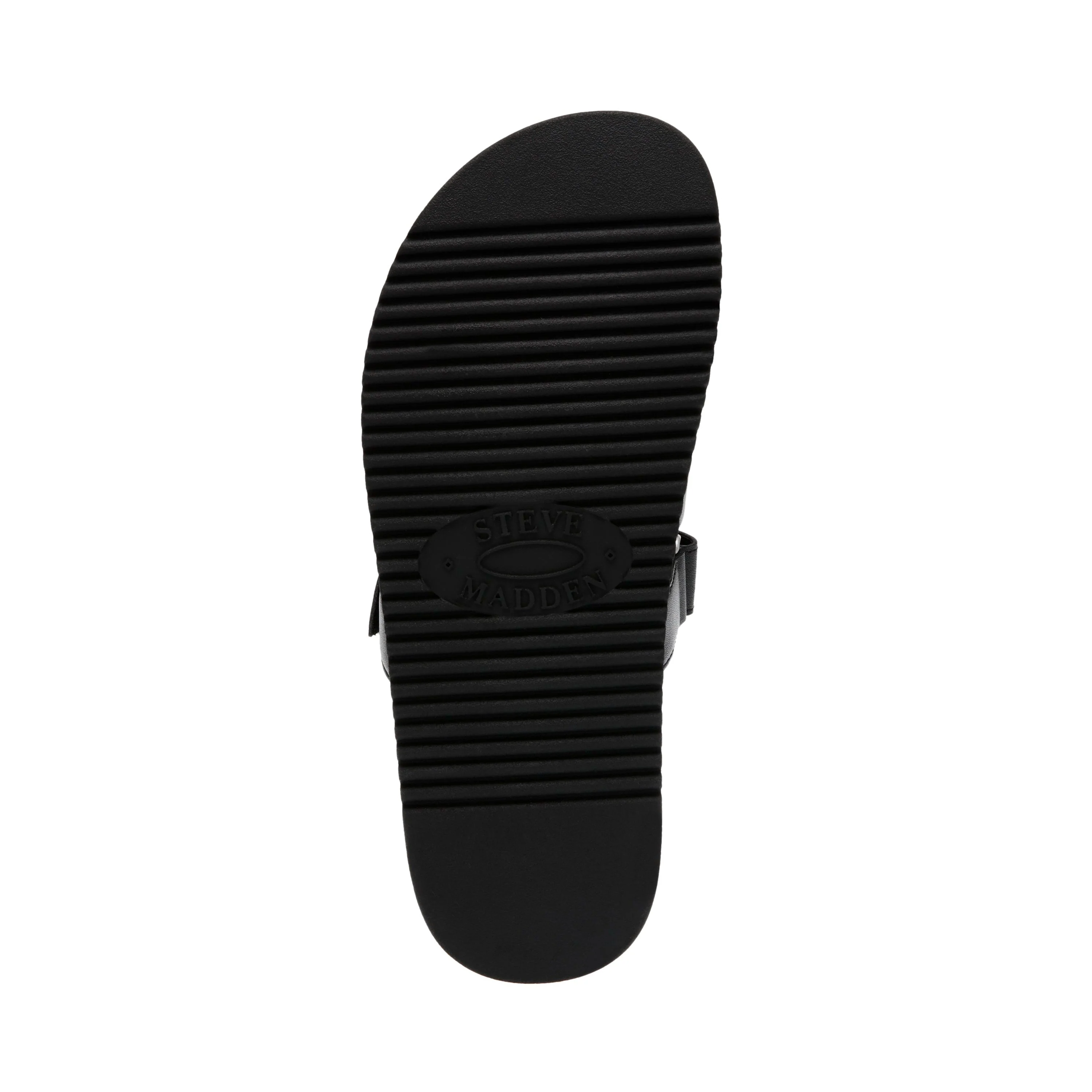 MAYVEN-CN BLACK ACTION LEATHER FLAT SANDALS - Image 7
