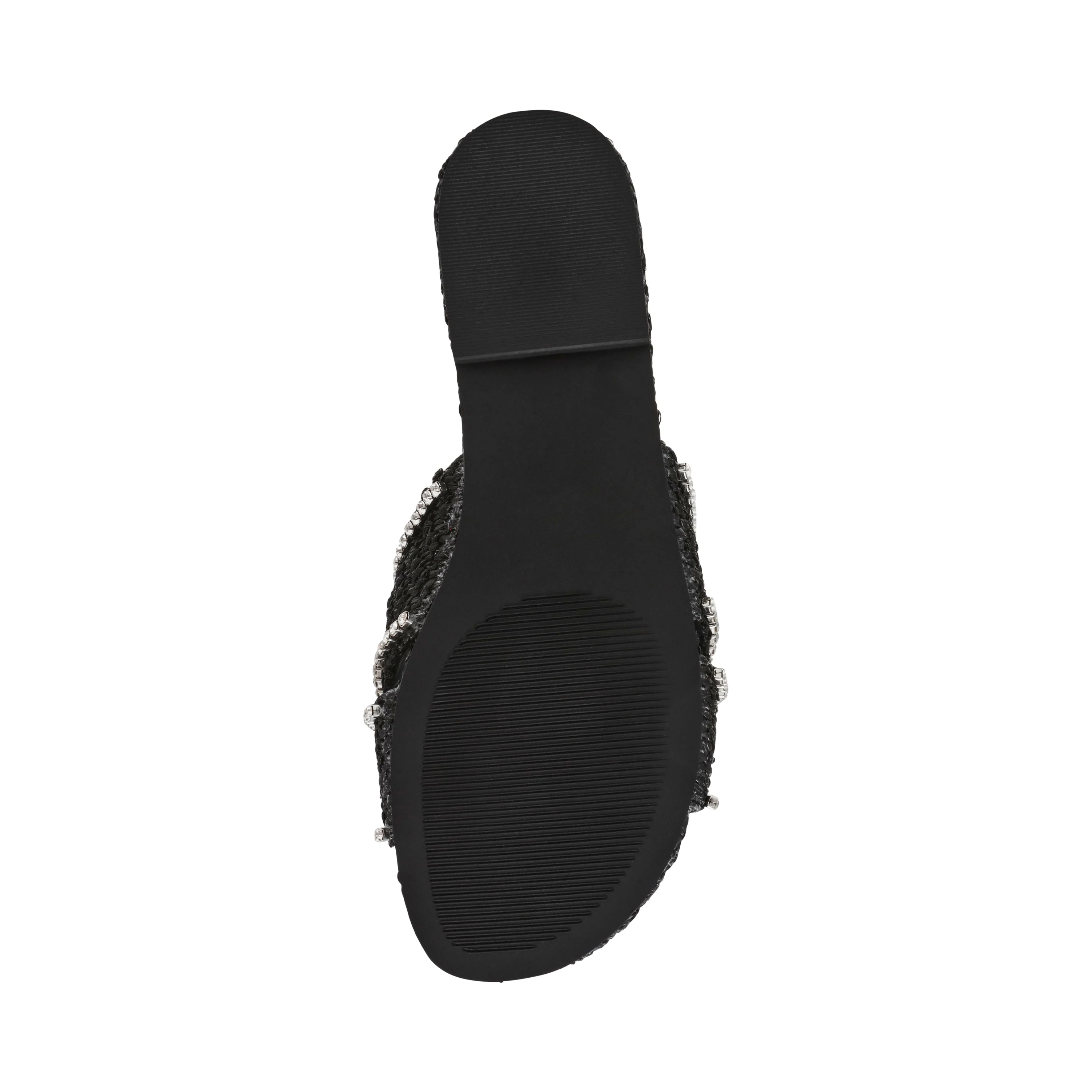 Mirah Women's Black Raffia Flat Sandals - Image 6