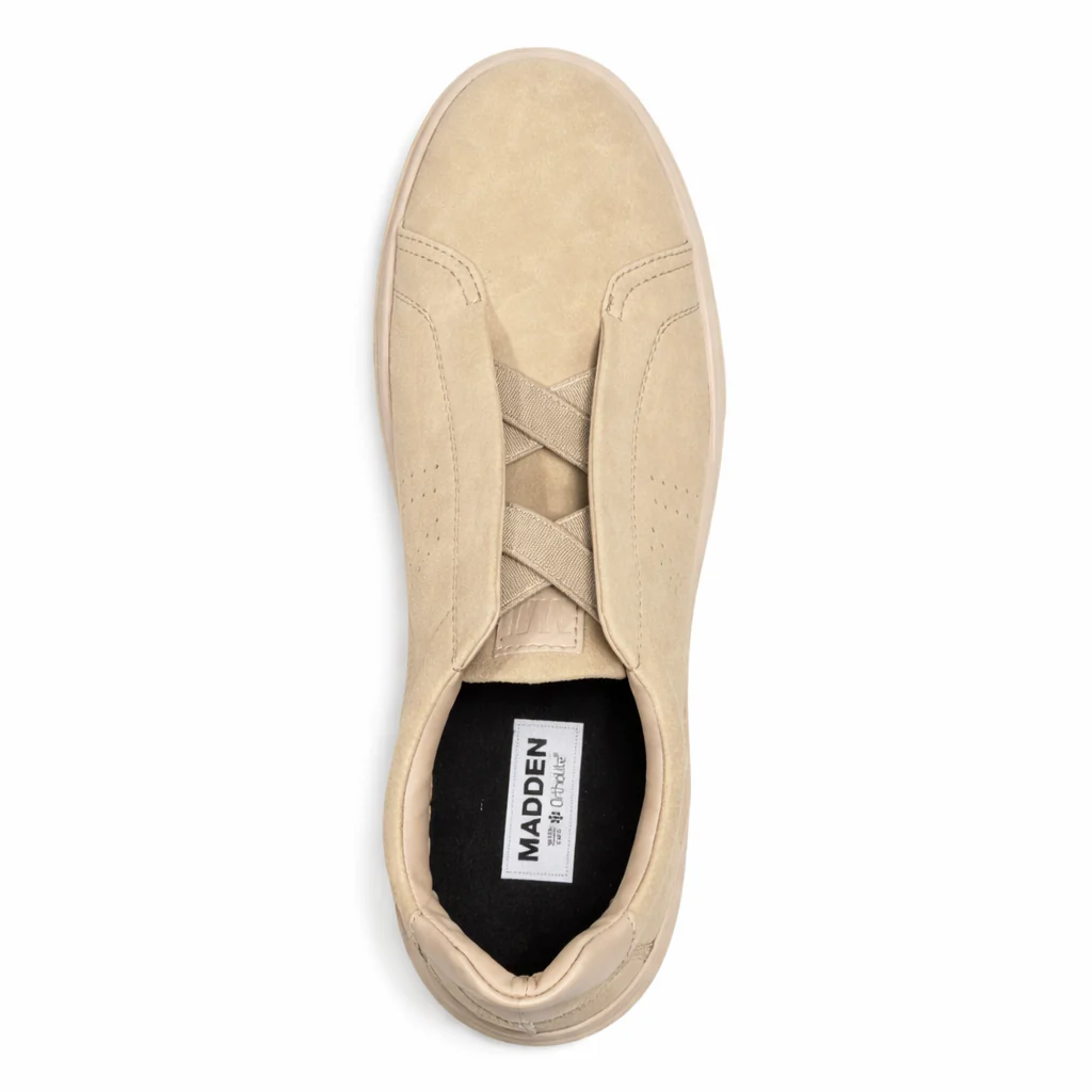Mlacer Men's Taupe Casual Slip-Ons - Image 2