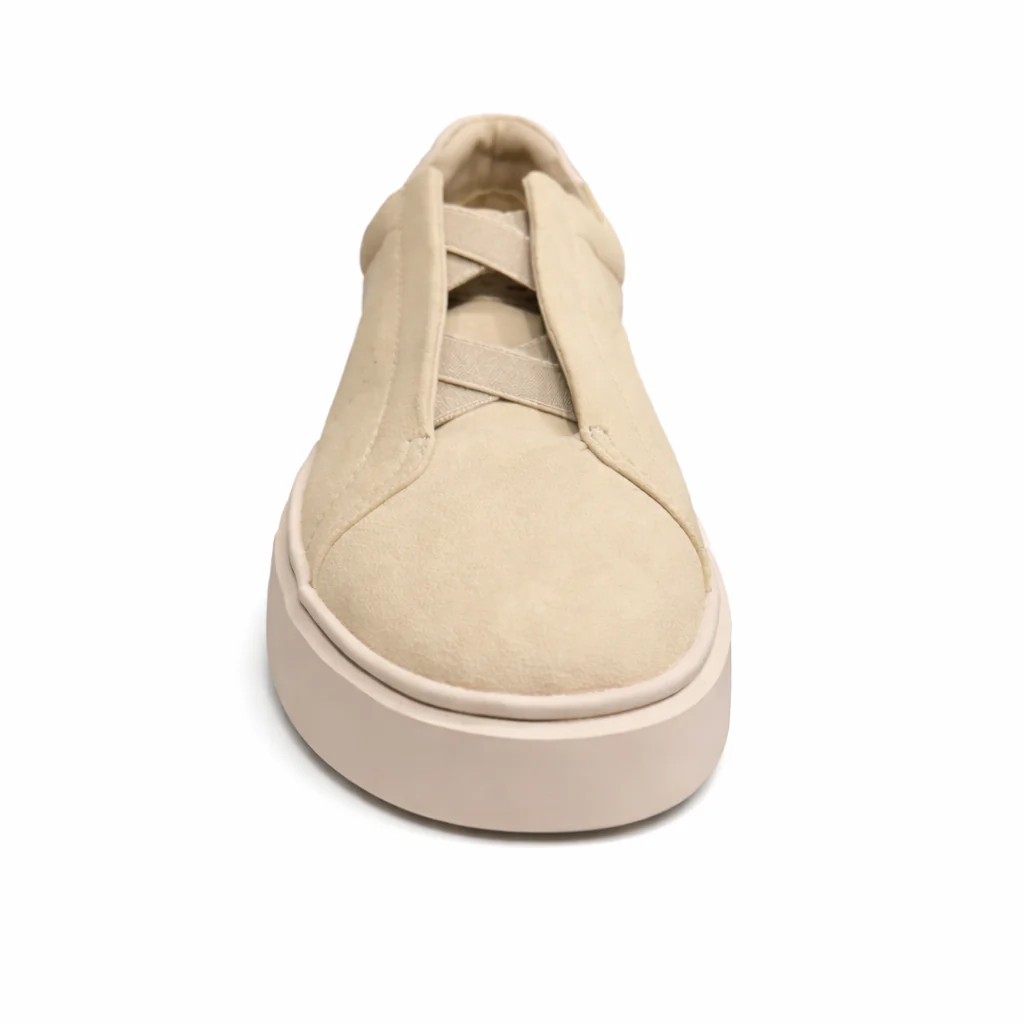 Mlacer Men's Taupe Casual Slip-Ons - Image 5