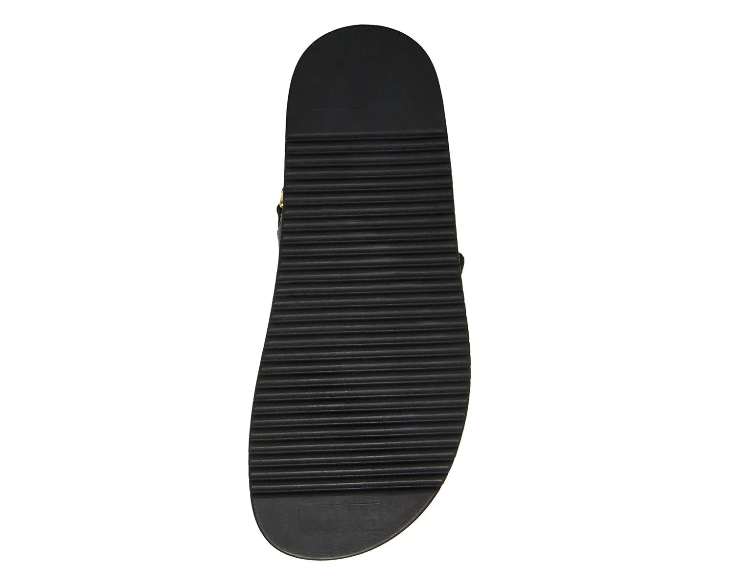 Mona Women's Black Leather Flat Sandals - Image 7